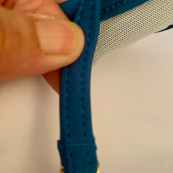 Venus 4 piece NWOT bikini skirt/dress set Teal sequin - Picture 7 of 16